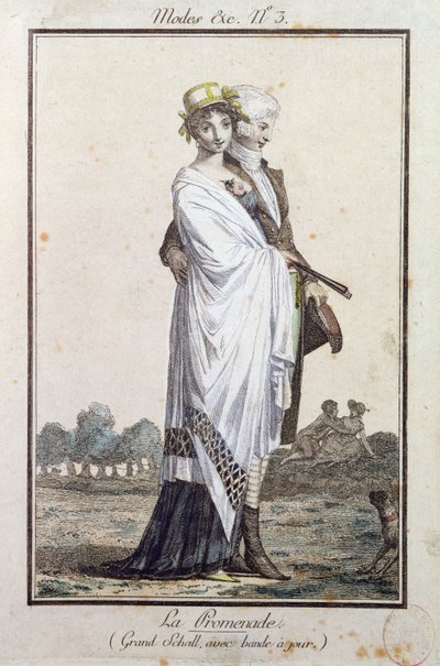 La Promenade, vers 1799 - Philibert Louis Debucourt